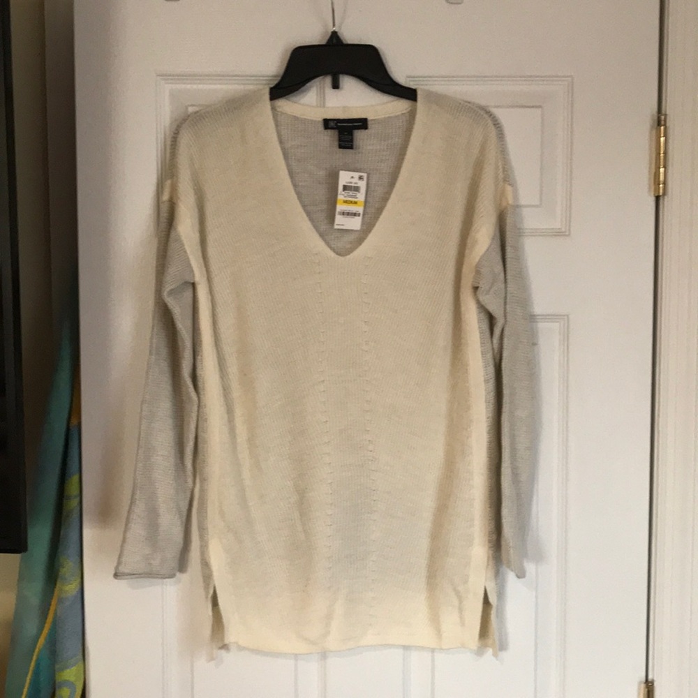 INC two toned sweater